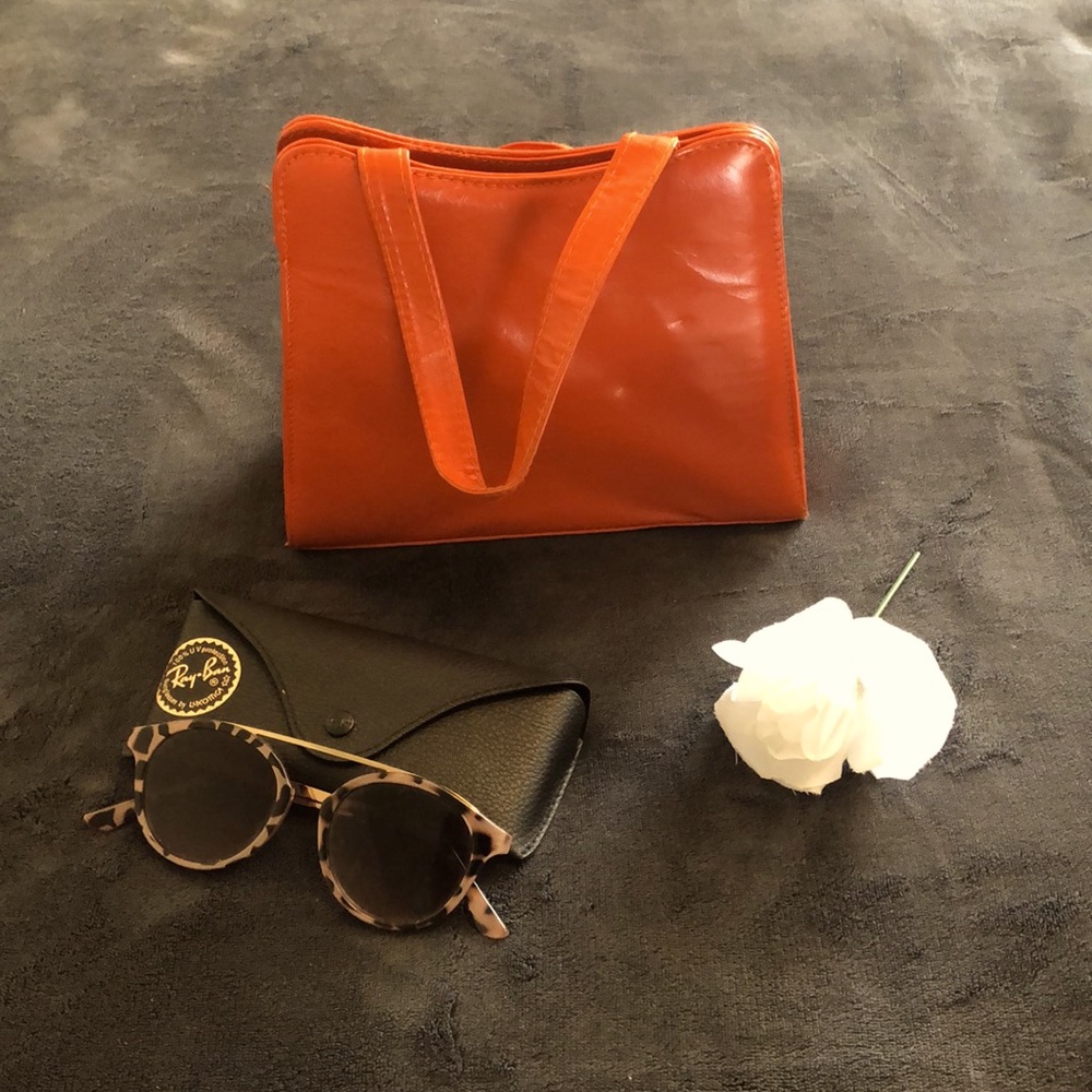 Orange Sunburst Mini Purse 💕